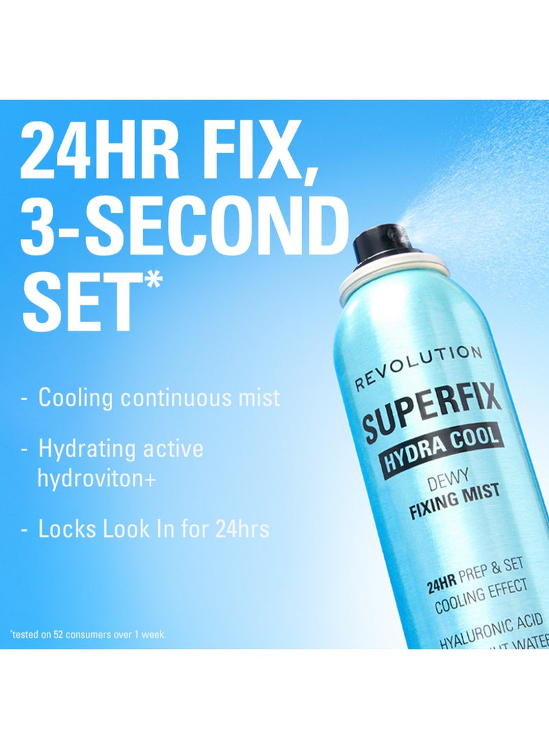REVOLUTION Superfix Hydra Cool Prep + Fix Continuous Fixing Mist - Image 3